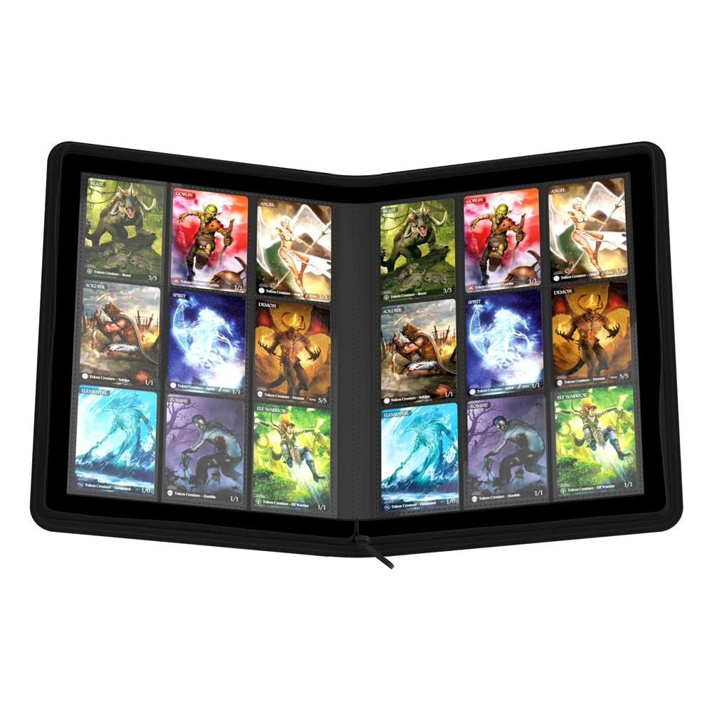 Ultimate Guard Zipfolio (360 double-sleeved cards) 18-Pocket 70 x 94 mm Xenoskin - Black